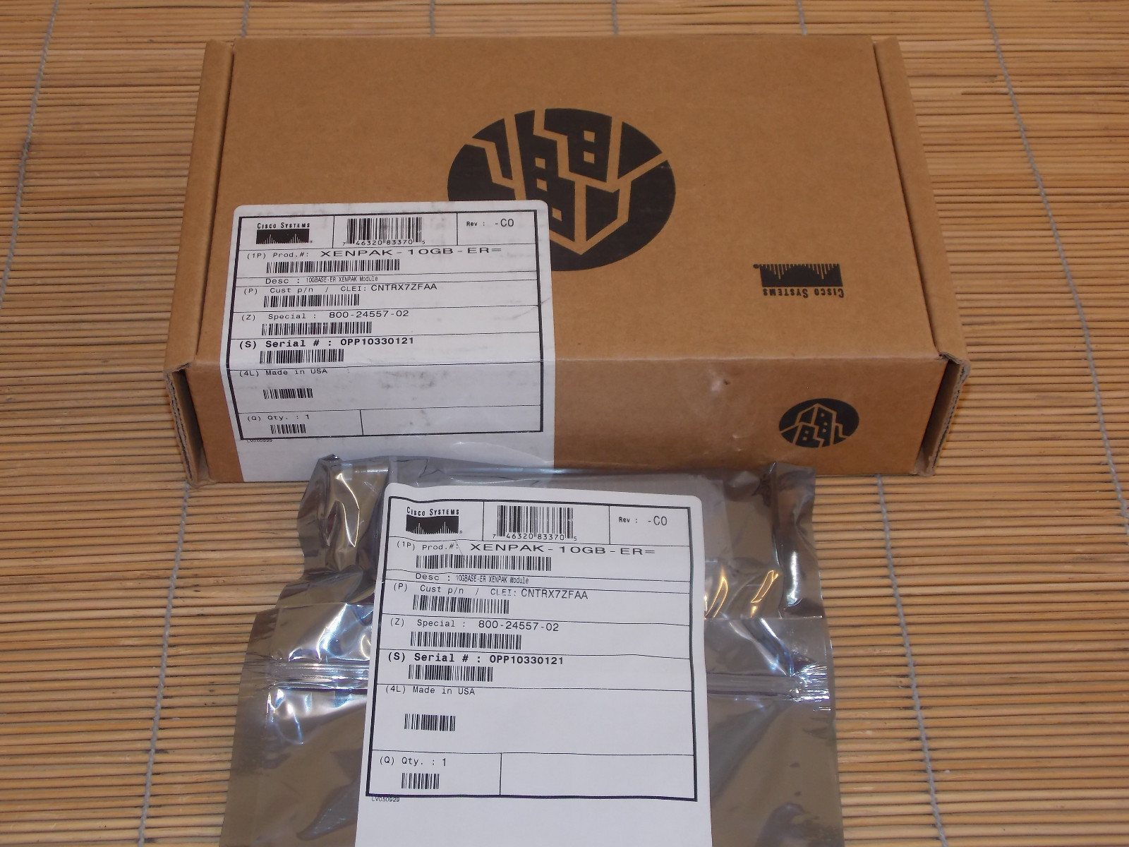 NEW Cisco Opnext XENPAK-10GB-ER Module f 6500 Switch V02 10-1888-02 NEW OPEN BOX