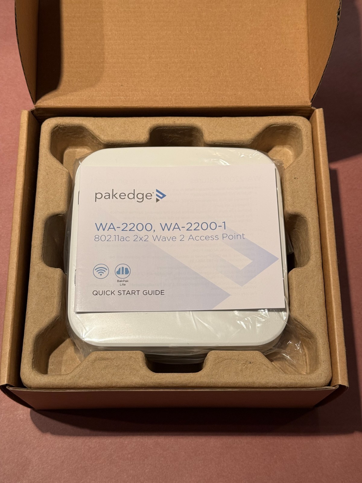 WiFi Access Point, PoE, Pakedge WA-2200, Original Box & Accessories