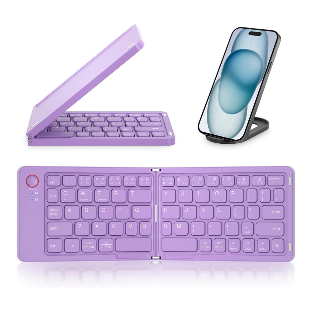 Foldable Bluetooth  Keyboard (Sync  to 3 Devices), Portable Folding5904