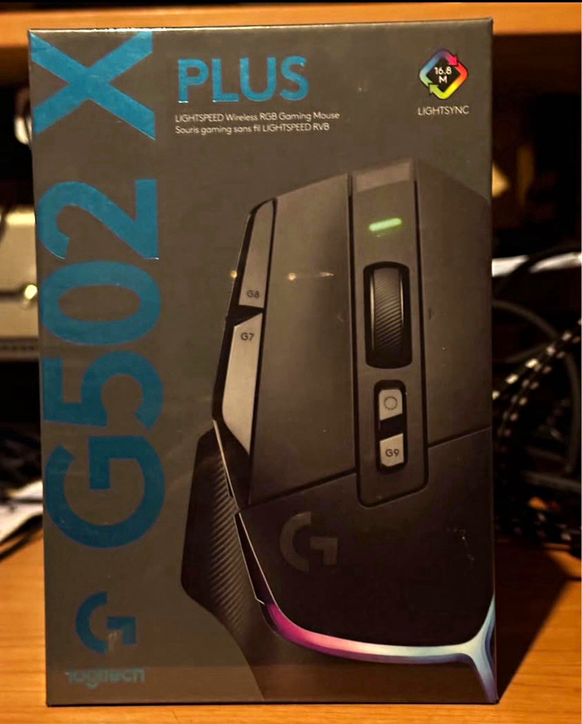 Logitech G502 X Plus LIGHTSPEED Wireless RGB Gaming Mouse 25600 DPI Black