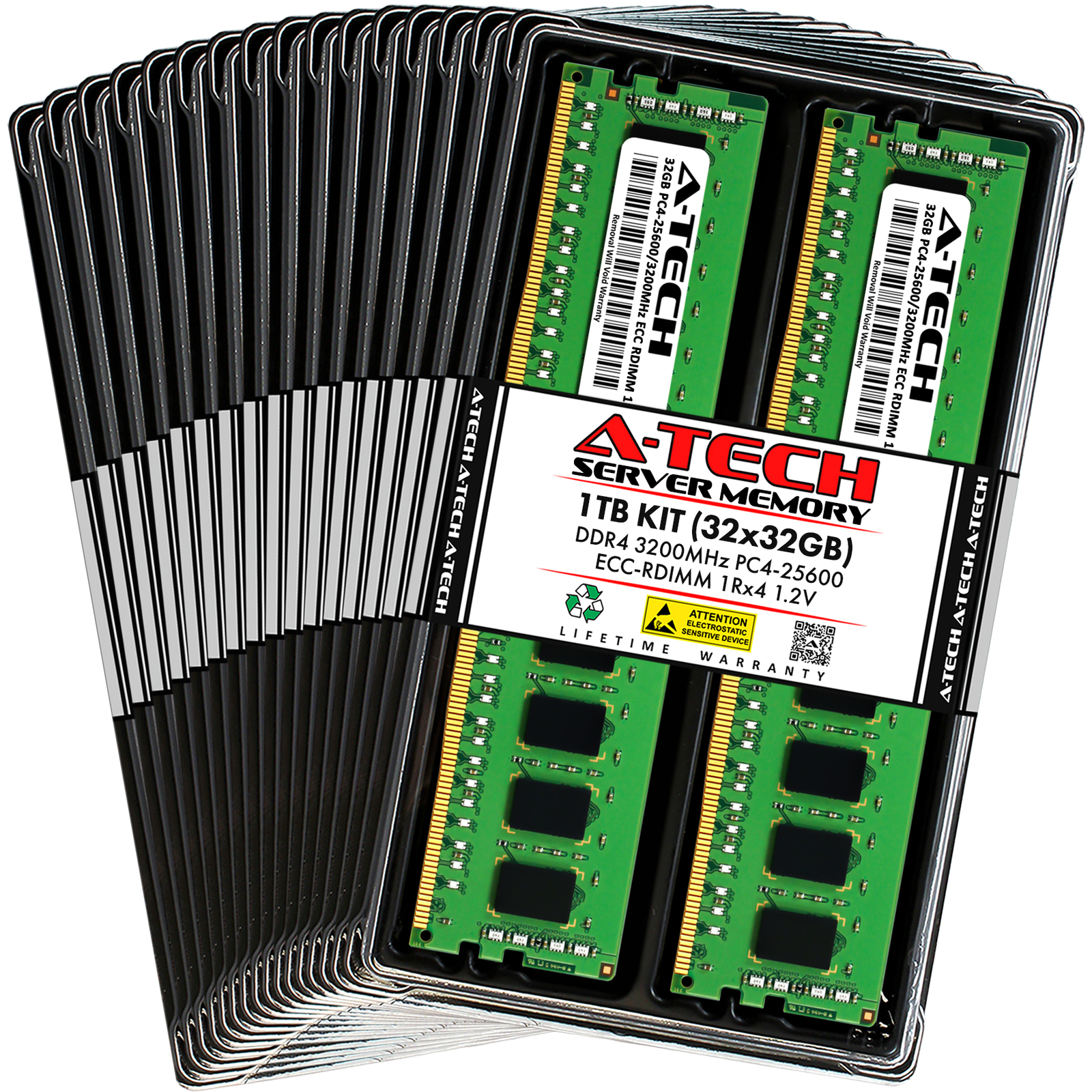 1TB 32x 32GB PC4-3200 RDIMM ASUS RS700A-E9-RS12V2 RS700A-E9-RS4V2 Memory RAM