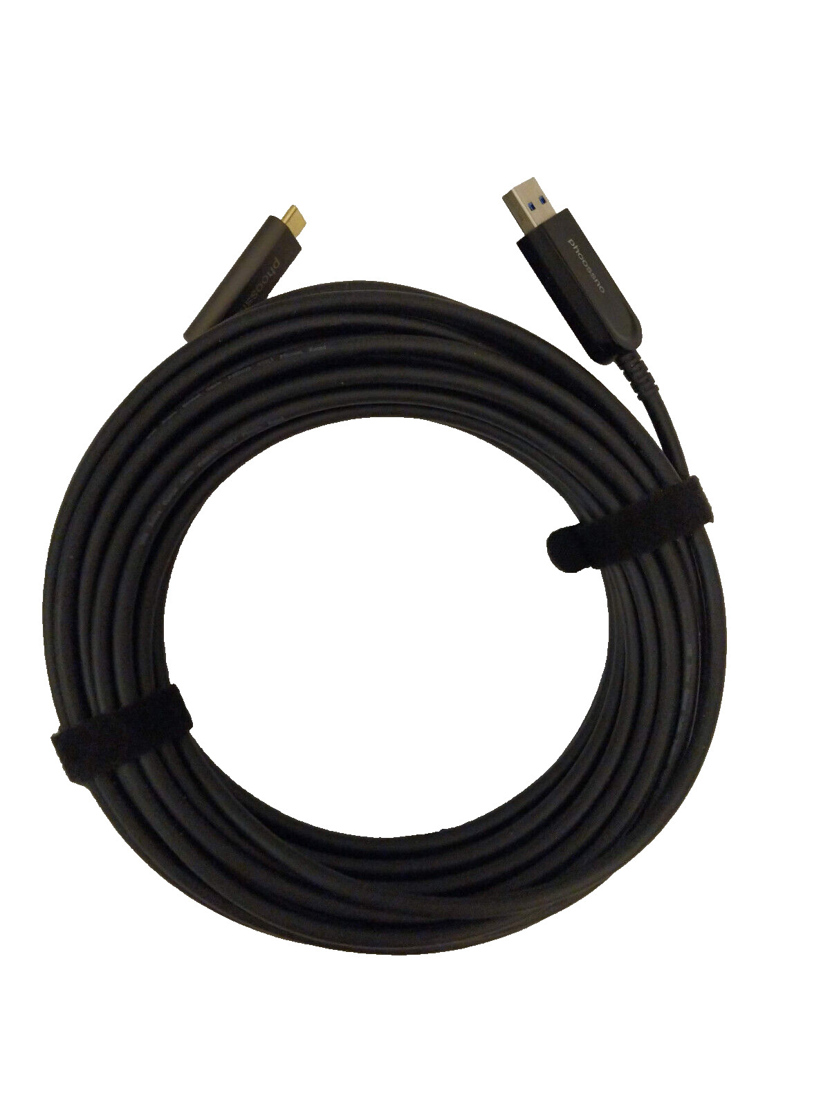 Phoossno USB A to C Fiber Optical USB 3.1 Cable Gen2 10Gbps 10 Meter (33 Feet)