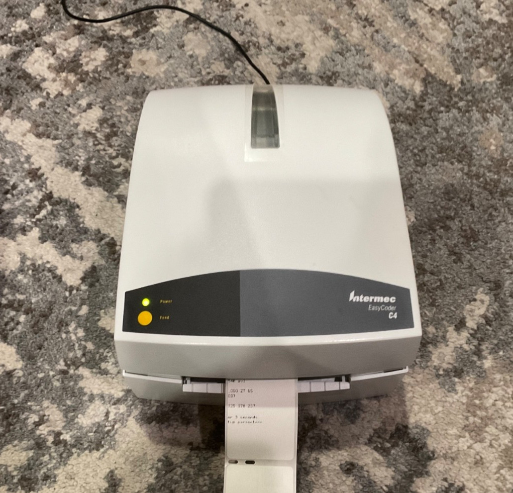 Intermec EasyCoder PC4 Label Bar Code Thermal Printer