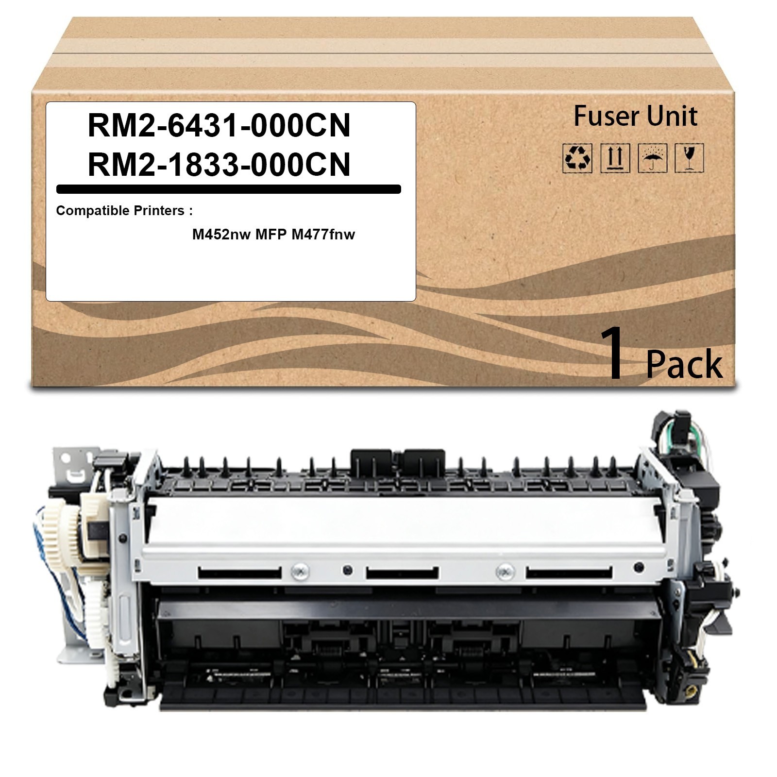 1PK RM2-6431-000CN/RM2-1833-000CN Fuser Kit Compatible For M452nw MFP M477fnw