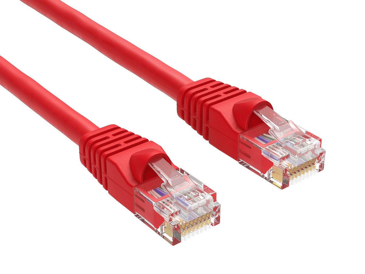 14ft Cat6 Crossover UTP Ethernet Network Patch Cable Snagless 24AWG Bare Copp...