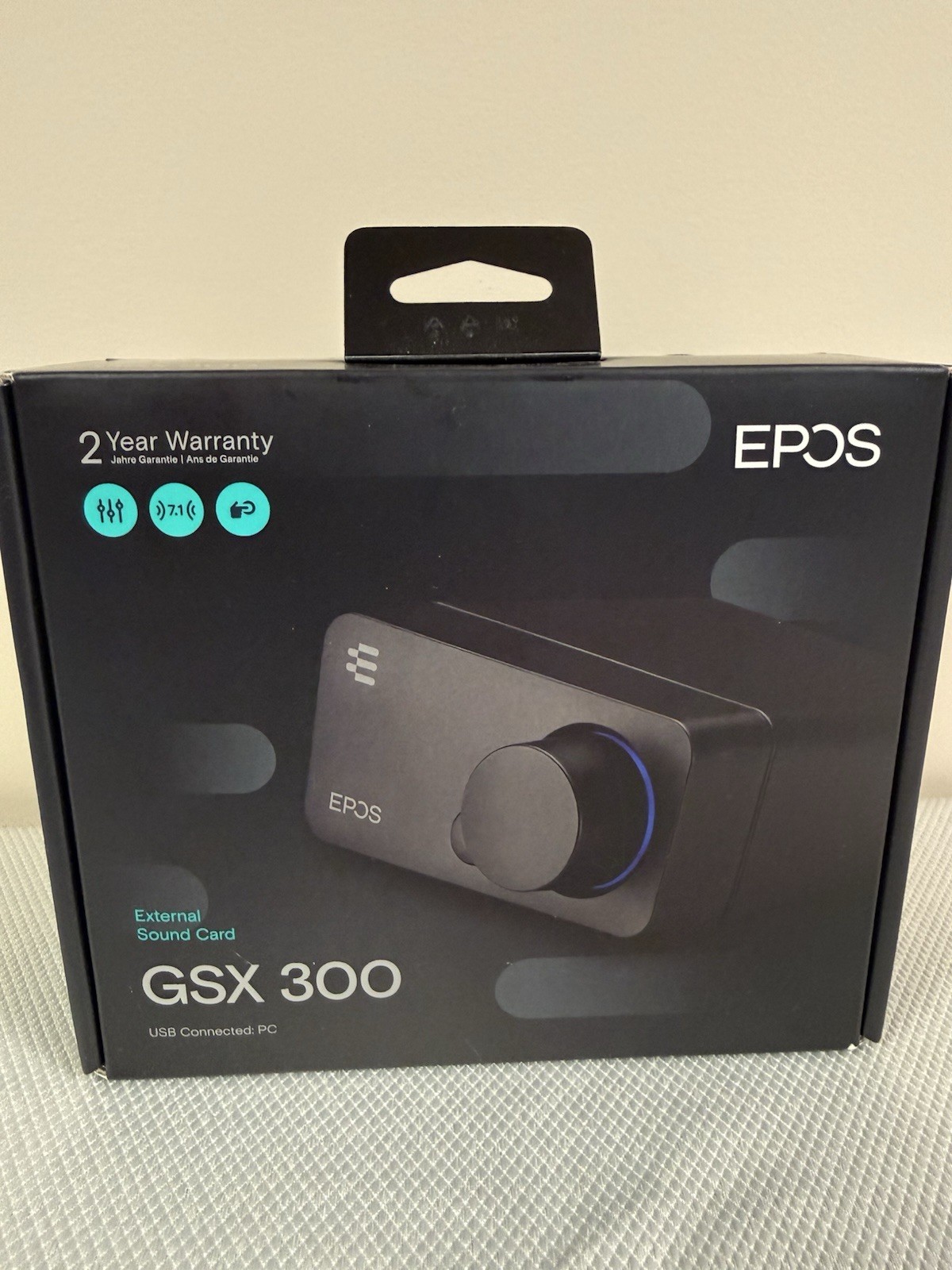 New & Sealed EPOS Sennheiser GSX 300 Gaming Dac - External Sound Card - Black