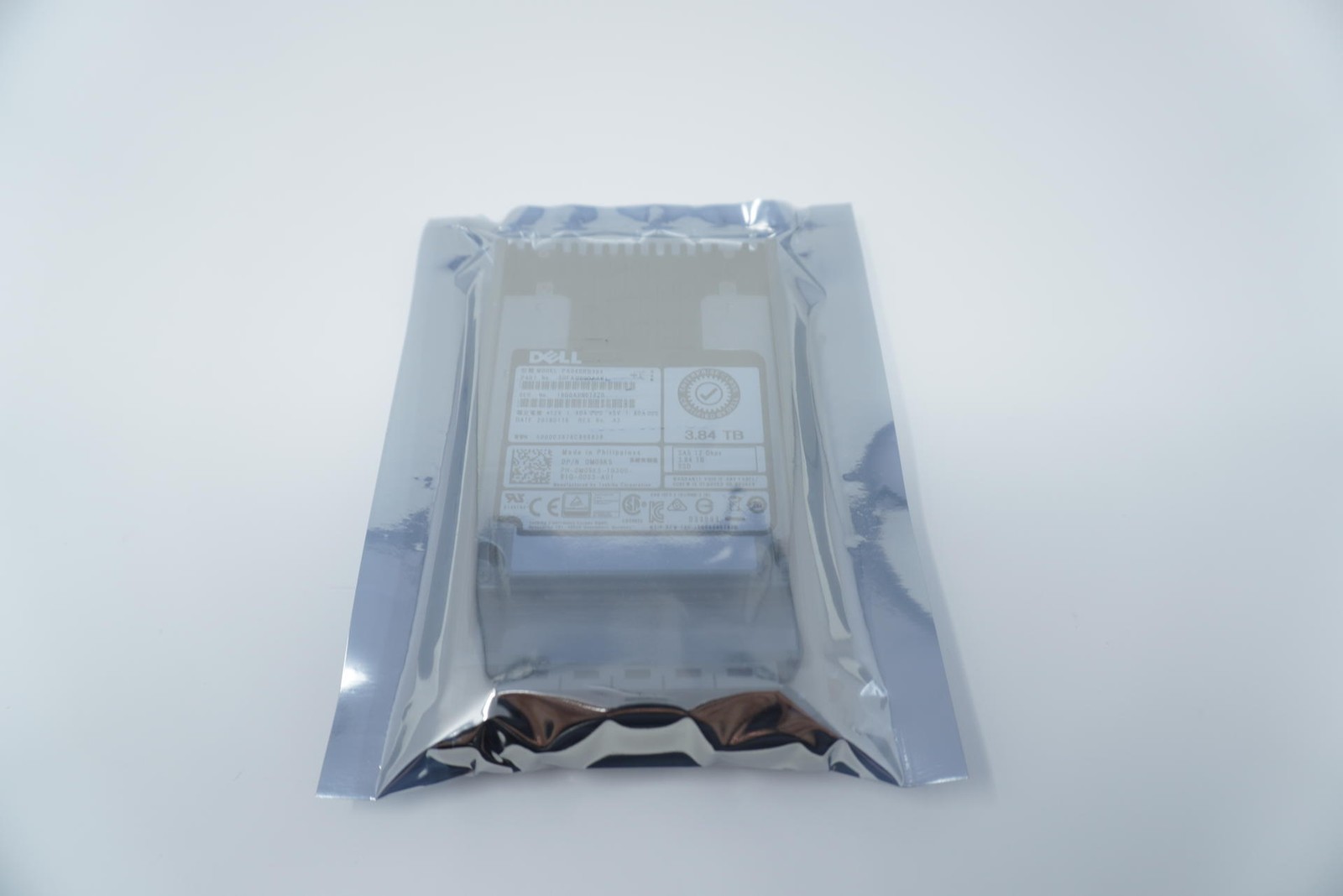 Dell 3.84TB SAS 2.5" 12G SSD RI Drive Compatible 345-BCQD 345-BBYQ