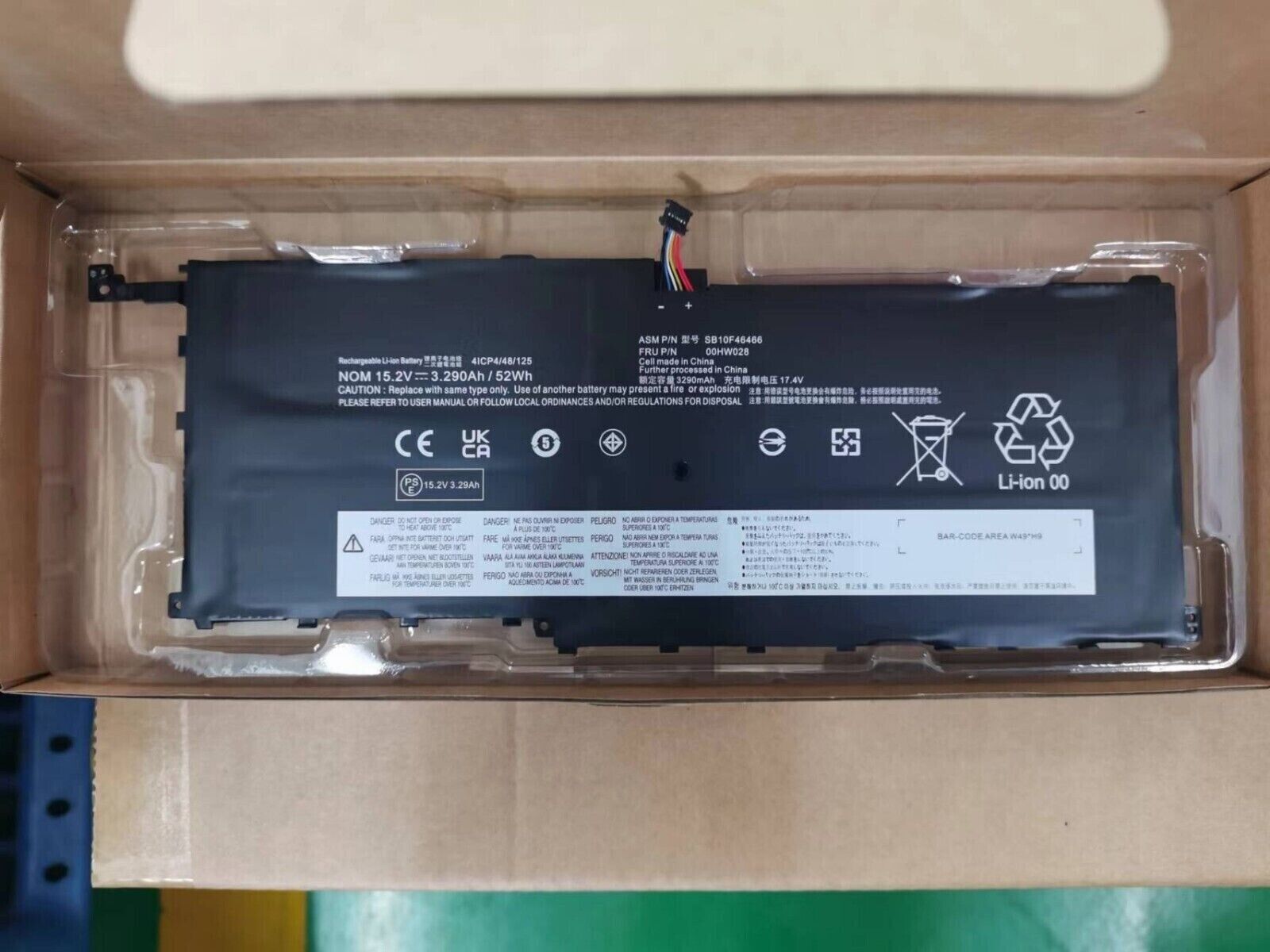 ✅Laptop Battery For lenovo ThinkPad X1 Carbon 4th Gen Yoga 00HW028 00HW029