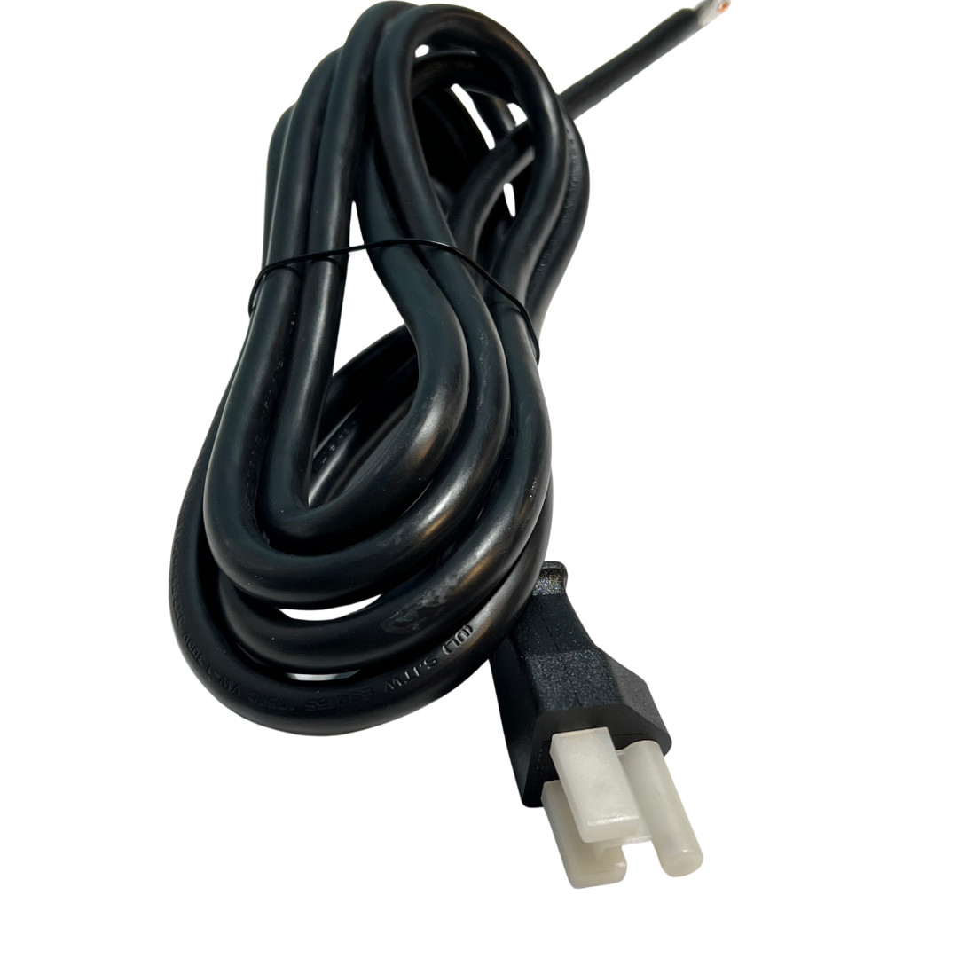Set of 5 Power Cords 10ft Black 14 AWG  NEMA 5-15P to ROJ 3 Wires 15A/125V UL
