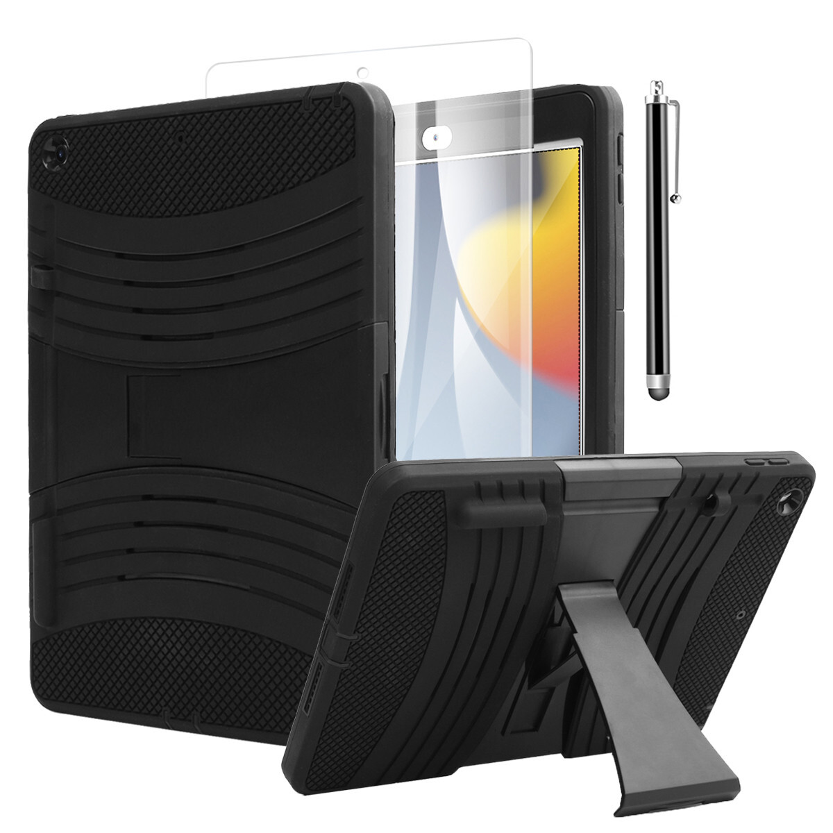 Shockproof Stand Case for iPad 9th/8th/7th Generation 10.2 inch Heavy Duty Cover