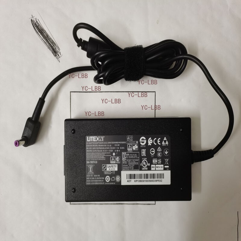 OEM LITEON 19.5V 6.92A 135W PA-1131-26 For Acer Nitro 5 AN515-57-59EY AC Adapter