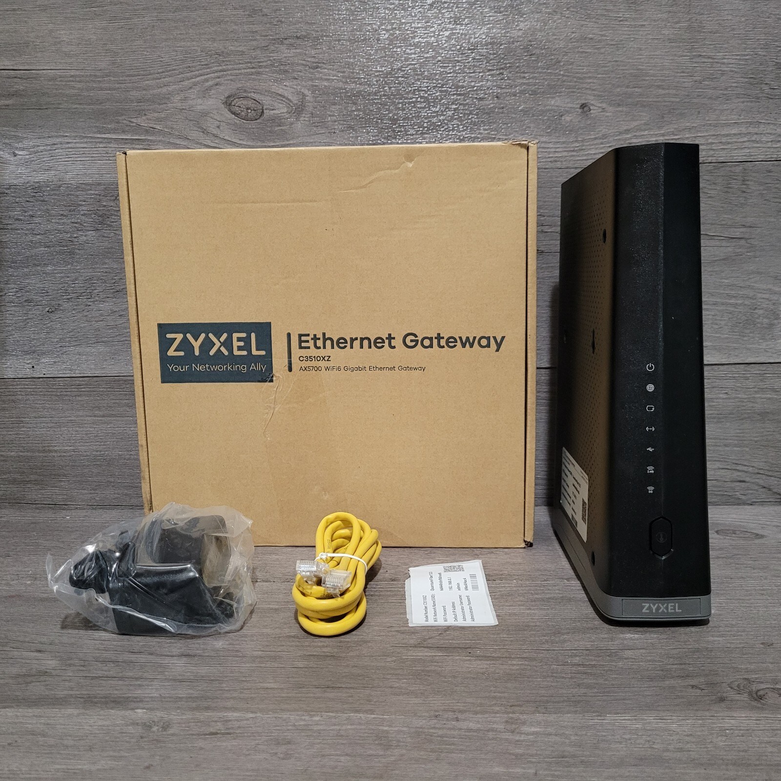 ZYXEL C3510XZ AX5700 WIFI6 GIGABIT ETHERNET GATEWAY MODEM/ROUTER