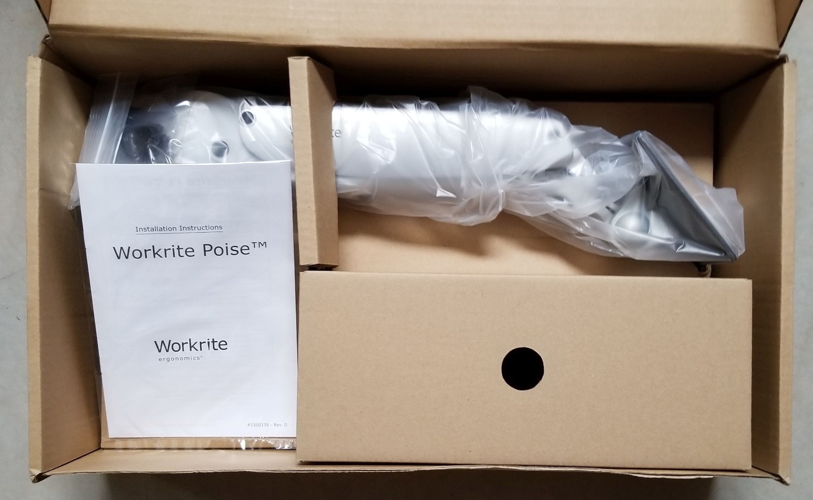 Workrite Ergonomics Poise Monitor Mount - Arm Only