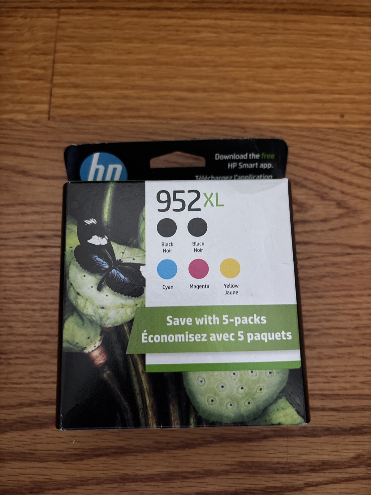 HP 952 XL 5 Pack High Yield Ink Cartridge Combo 6ZA00AN 952XL - EXP 2026