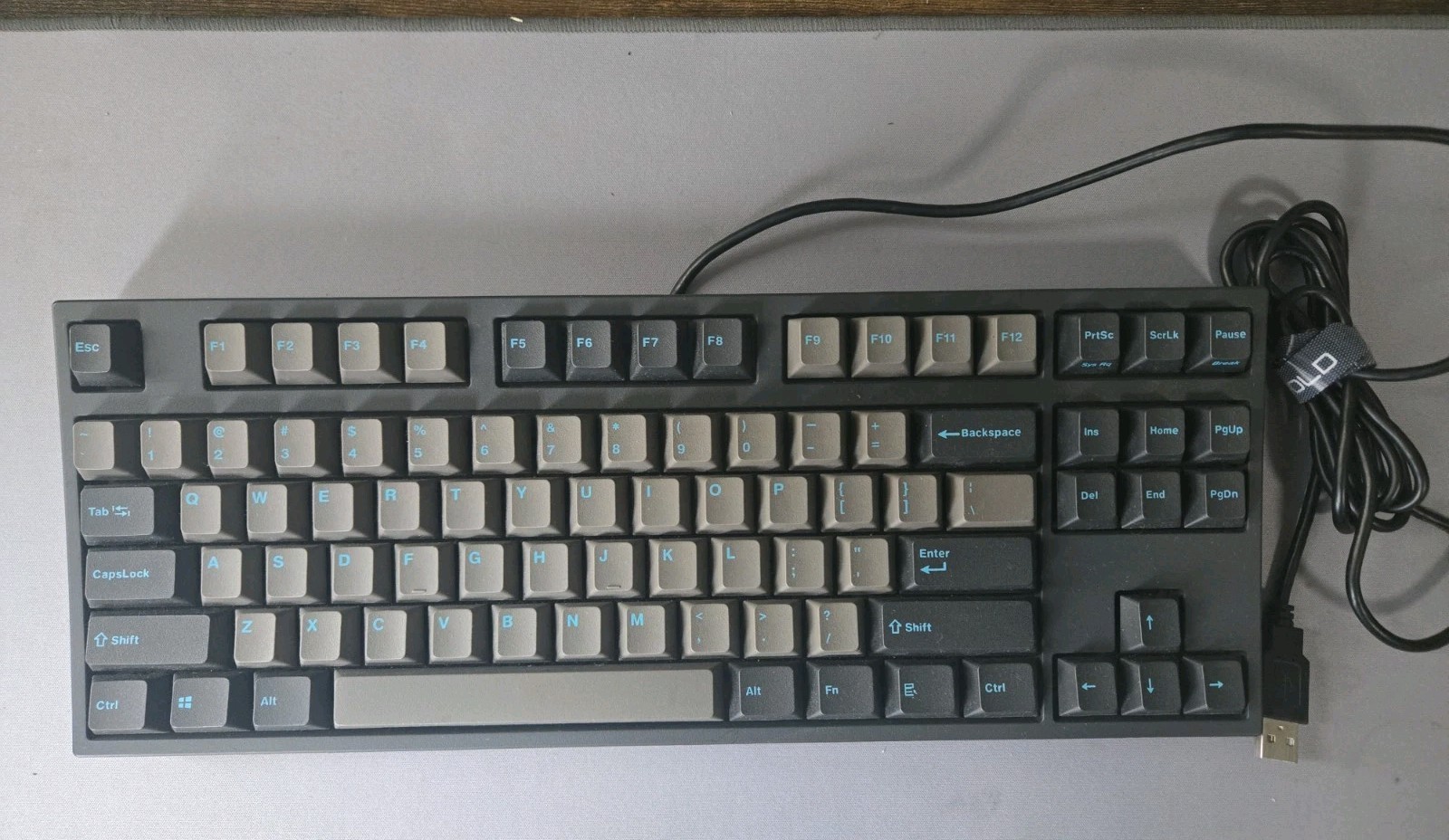 Leopold FC750R Gray TKL Wired Mechanical Keyboard Cherry MX Red Silent