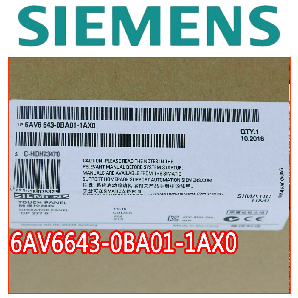 NEW Siemens 6AV6 643-0BA01-1AX0 brand new Factory Sealed For 6AV6643-0BA01-1AX0