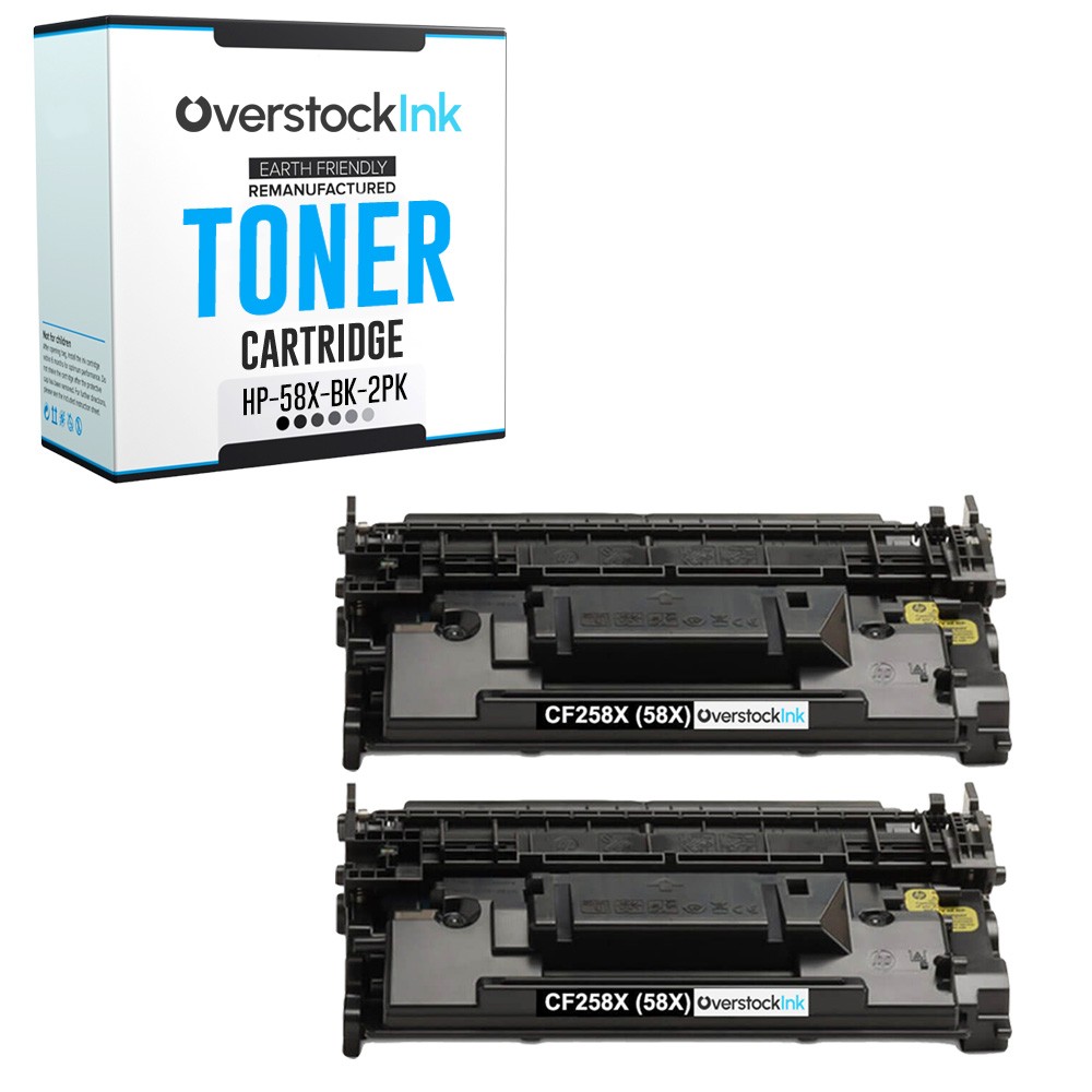 OSI 2PK Replacement 58X Black Printer Toner Cartridge for HP LaserJet Pro M404n
