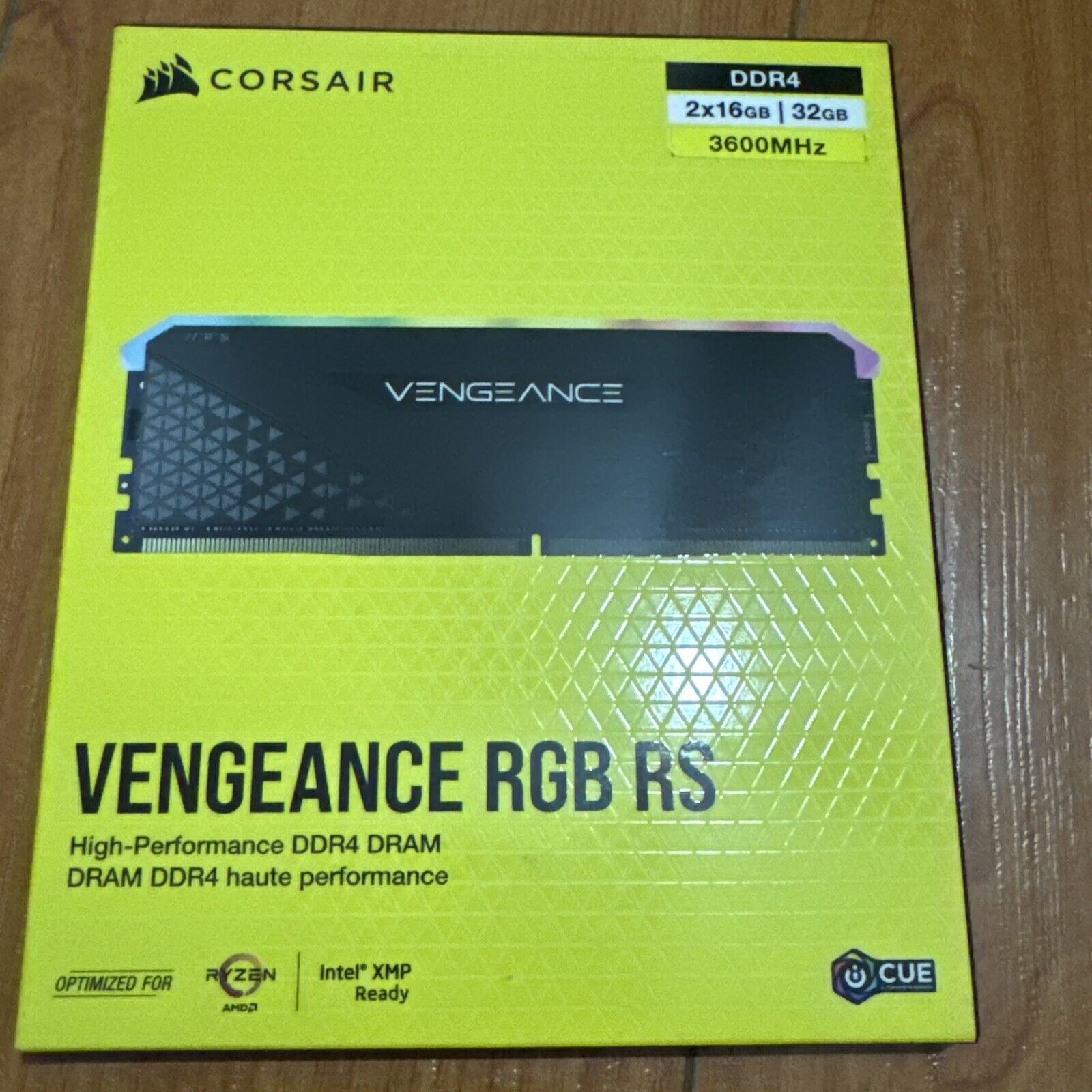 CORSAIR Vengeance RGB RS 32GB (2 x 16GB) 288-Pin PC RAM DDR4 3600 (PC4 28800)