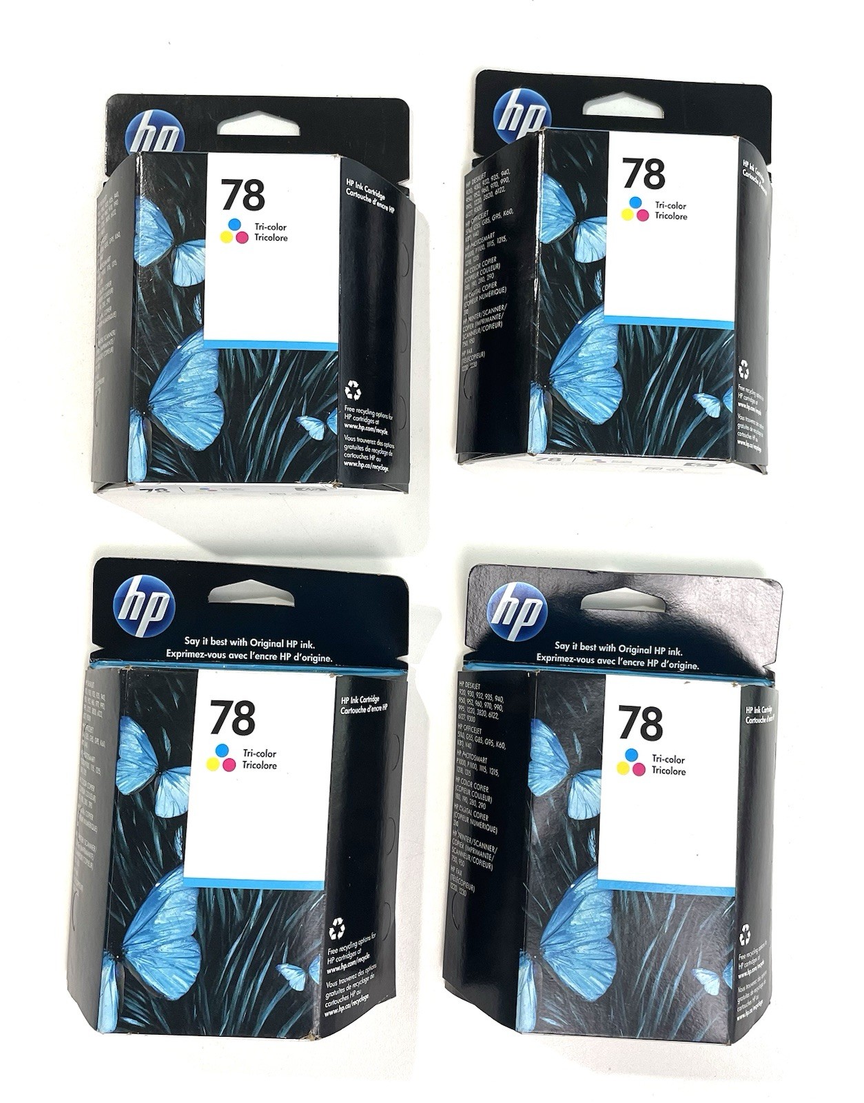 Genuine HP 78 Tri-Color Ink Print Cartridge C6578DN NEW SEALED Exp 2012 Lot of 4