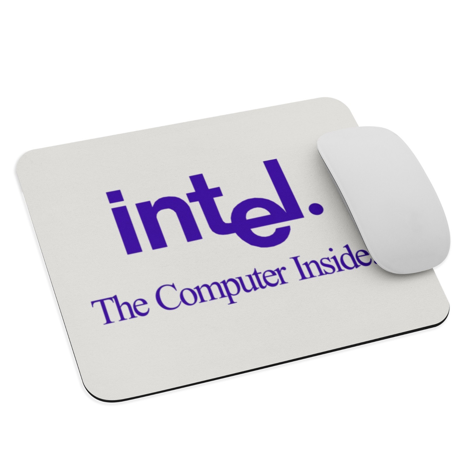Intel The Computer Inside Ad - Mouse Pad – Retro  Original Magazine Ad Tech Mat