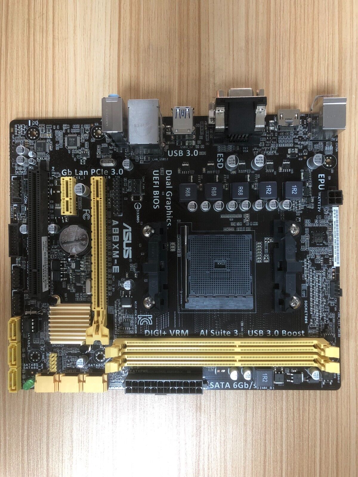 ASUS A88XM-E Motherboard M-ATX AMD A88X Socket FM2/FM2+ DDR3 SATA3 HDMI Tested