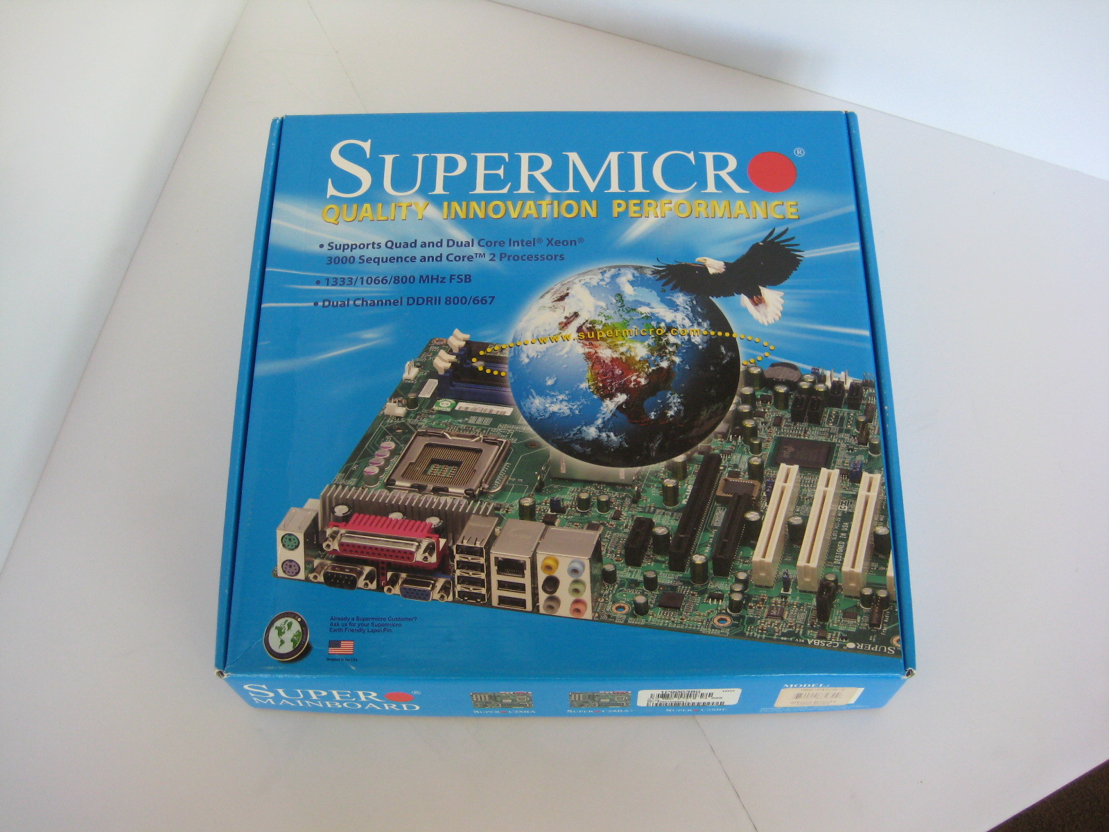 MBD-P4SCA-0 SUPERMICRO ATX Server Motherboard P4SCA NEW IN BOX MBD E7210 P4 800 