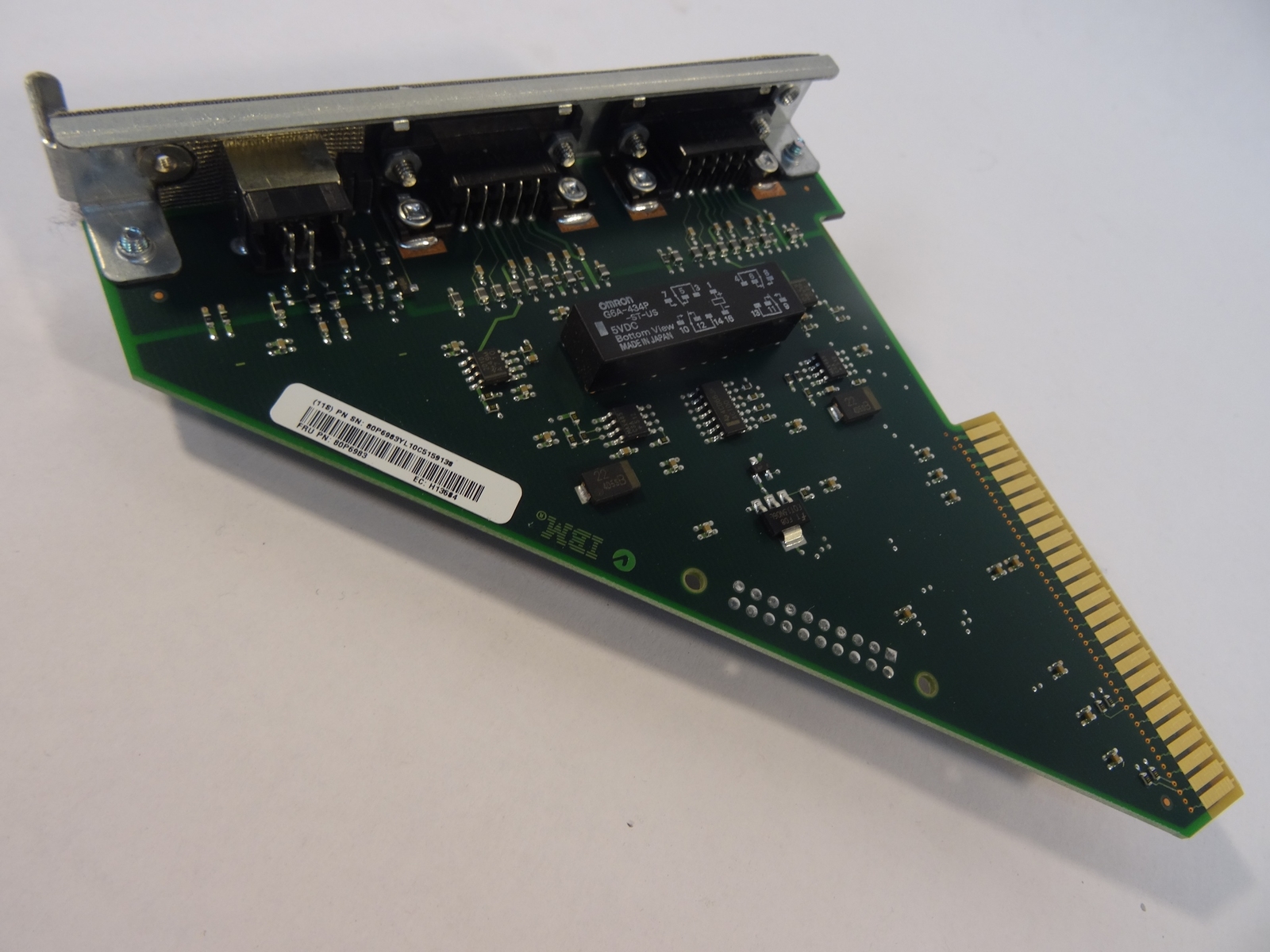 IBM RS6000 SERVER DUAL SERIAL DB9  ADAPTER INTERFACE CARD 80P6983