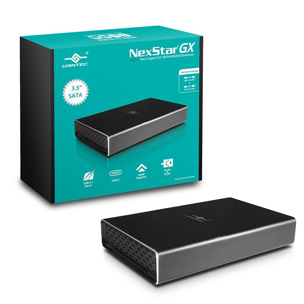 NexStar® GX USB 3.1 Gen 2 Type-C 3.5” SATA HDD/SSD Enclosure