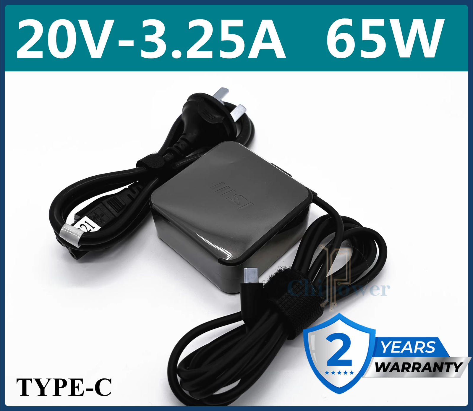 Original MSI Prestige 13 AI Evo A1MG-027US Adapter Type-c ADP-65SD B Charger