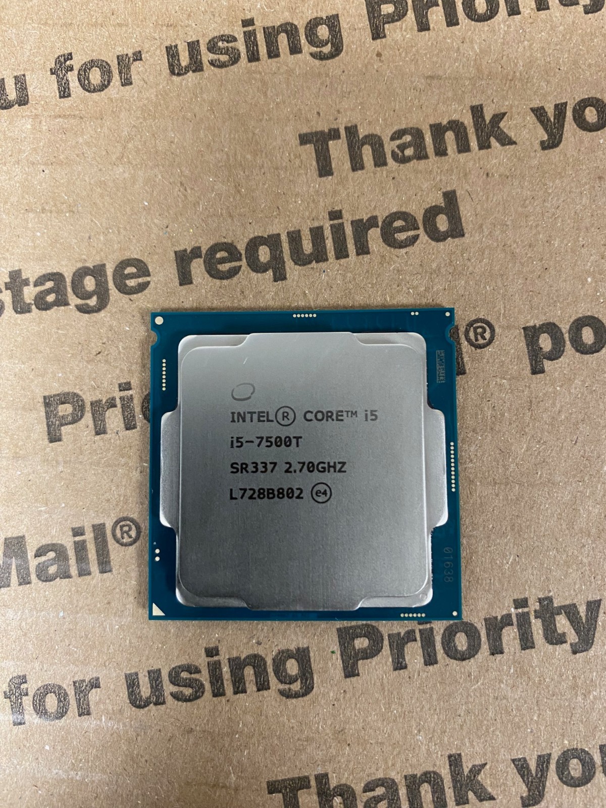 Intel Core i5-7500T - 2.7 GHz Quad-Core (SR337) Processor