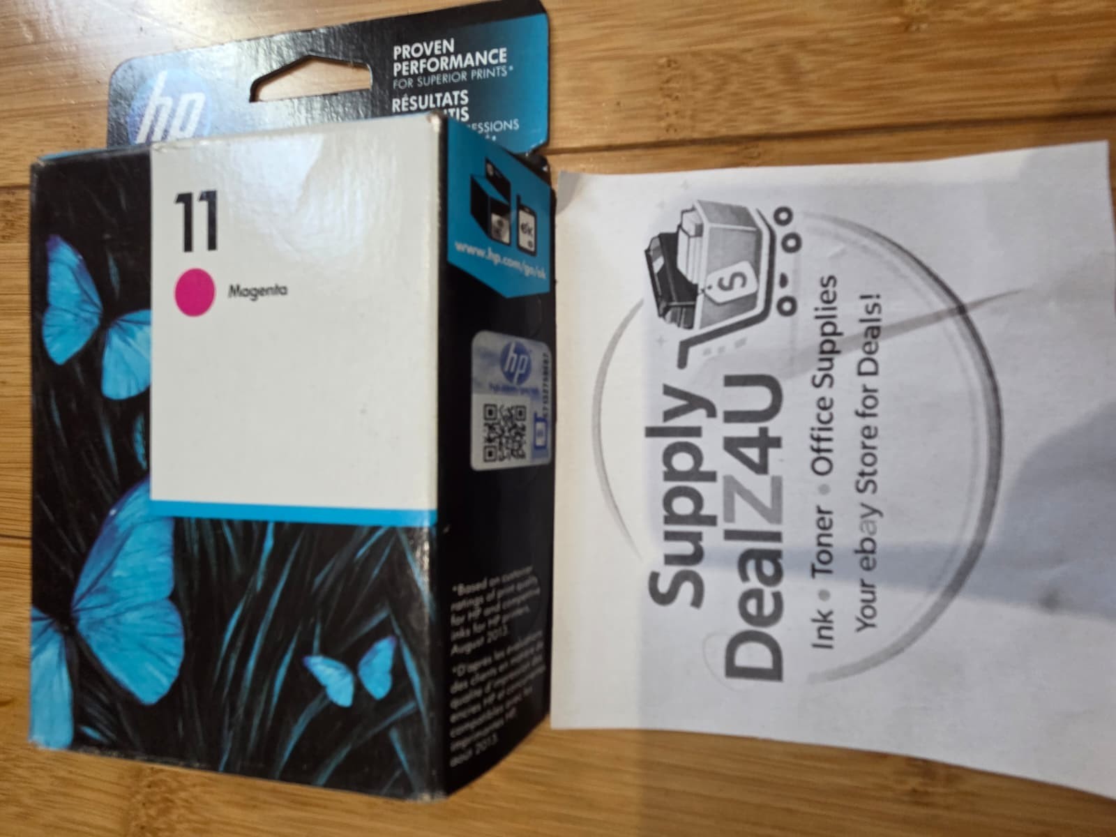 HP 11 Magenta Ink C4837A OEM Original Sealed Box DesignJet NEW