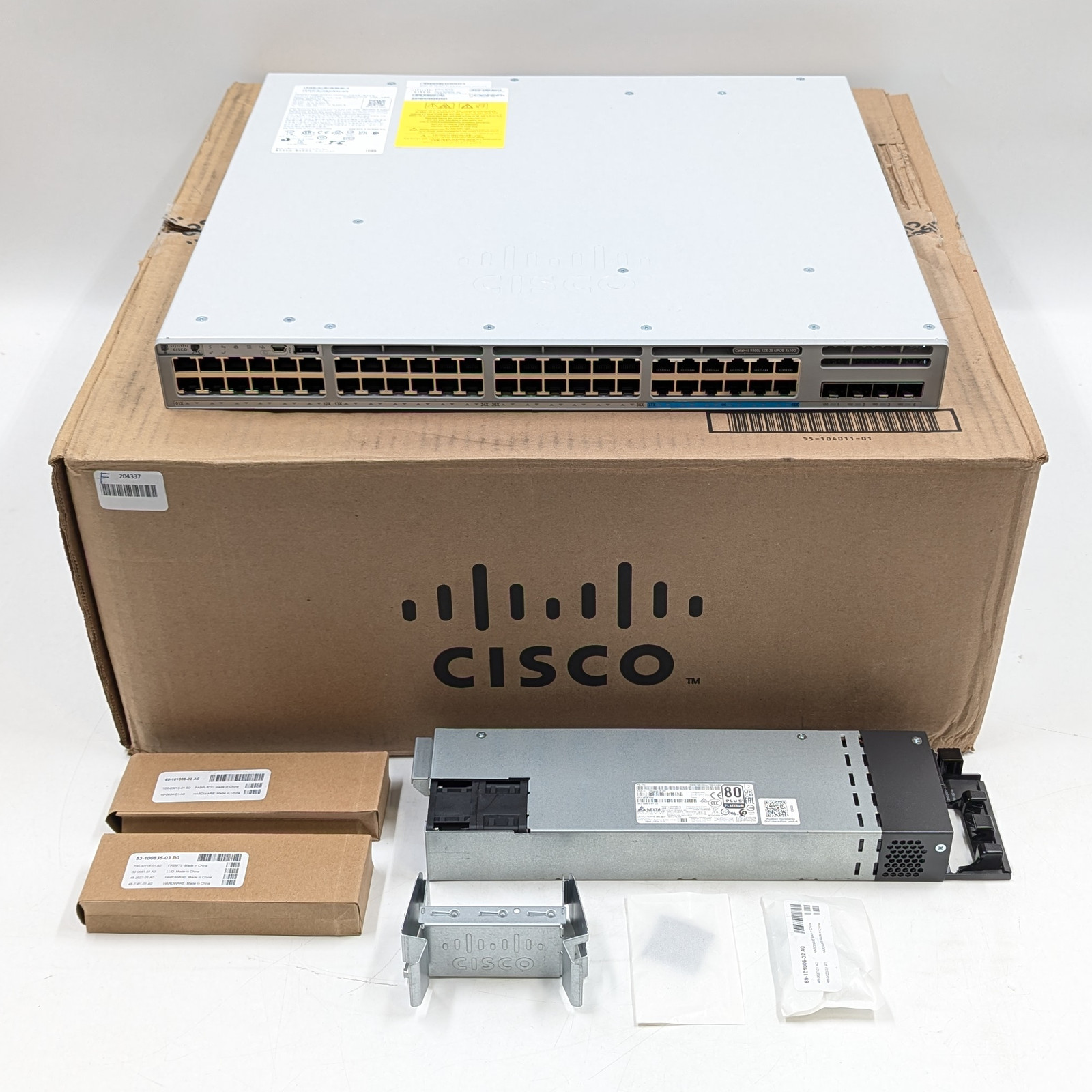 Cisco Catalyst 9300L 48-Port PoE+ Ethernet Switch (C9300L-48UXG-4X) Silver