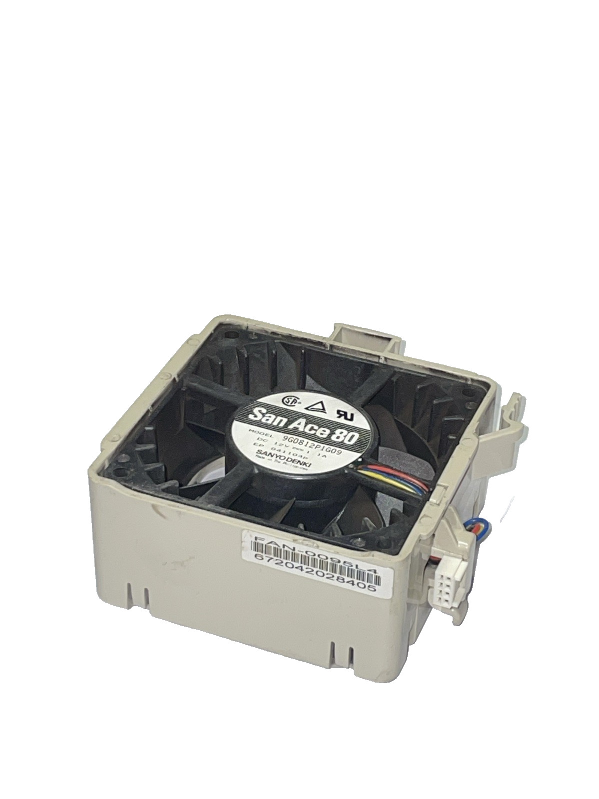 3x Supermicro FAN-0095L4 SAN ACE 80 4-Pin Case Fan