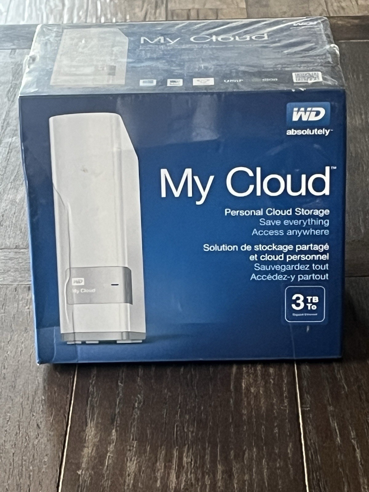 New WD My Cloud Personal Storage 3TB External Hard Drive White New Sealed