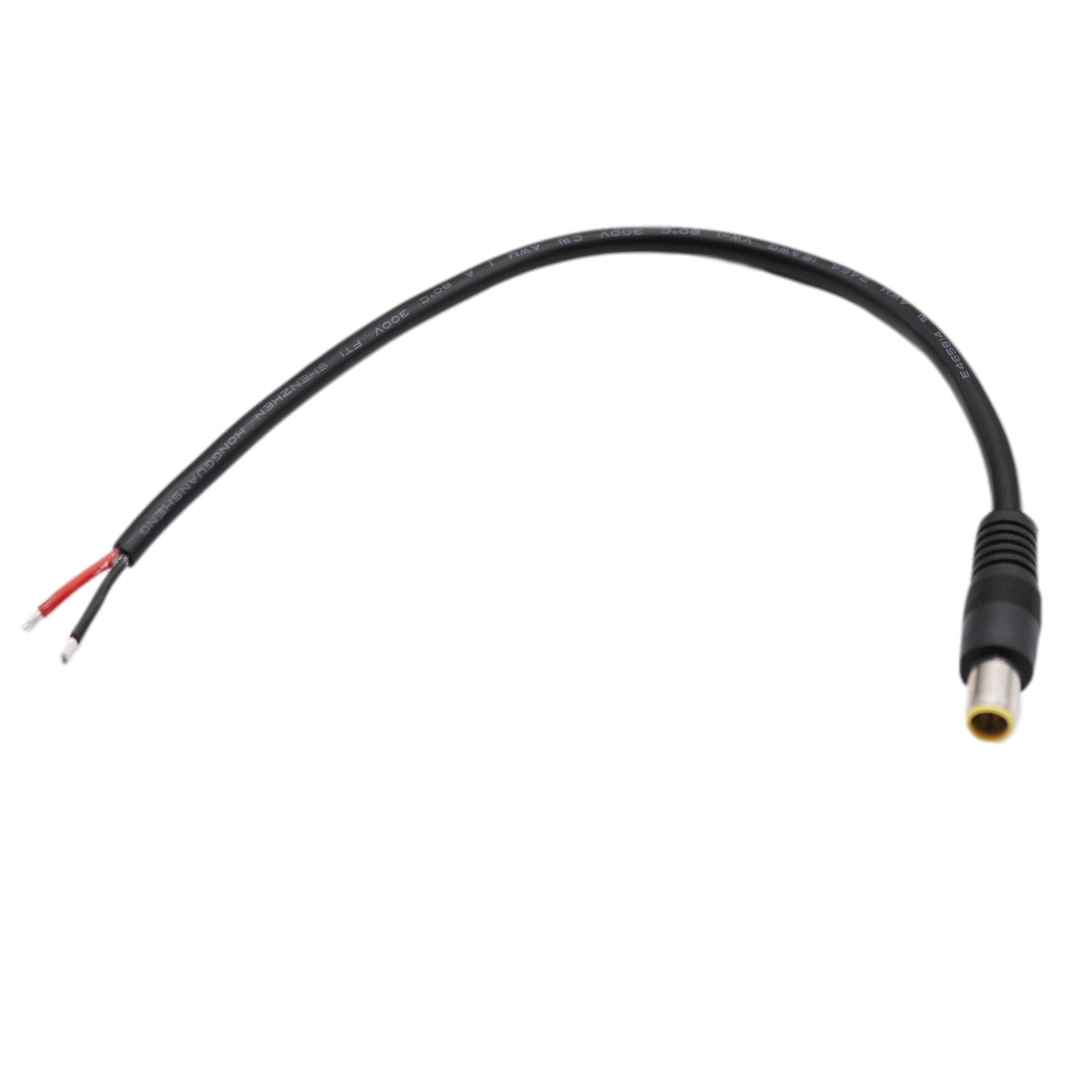 10x DC Cord Tip 7.9mm x 5.5mm Male Plug Connector Cable For IBM Replacement 30cm