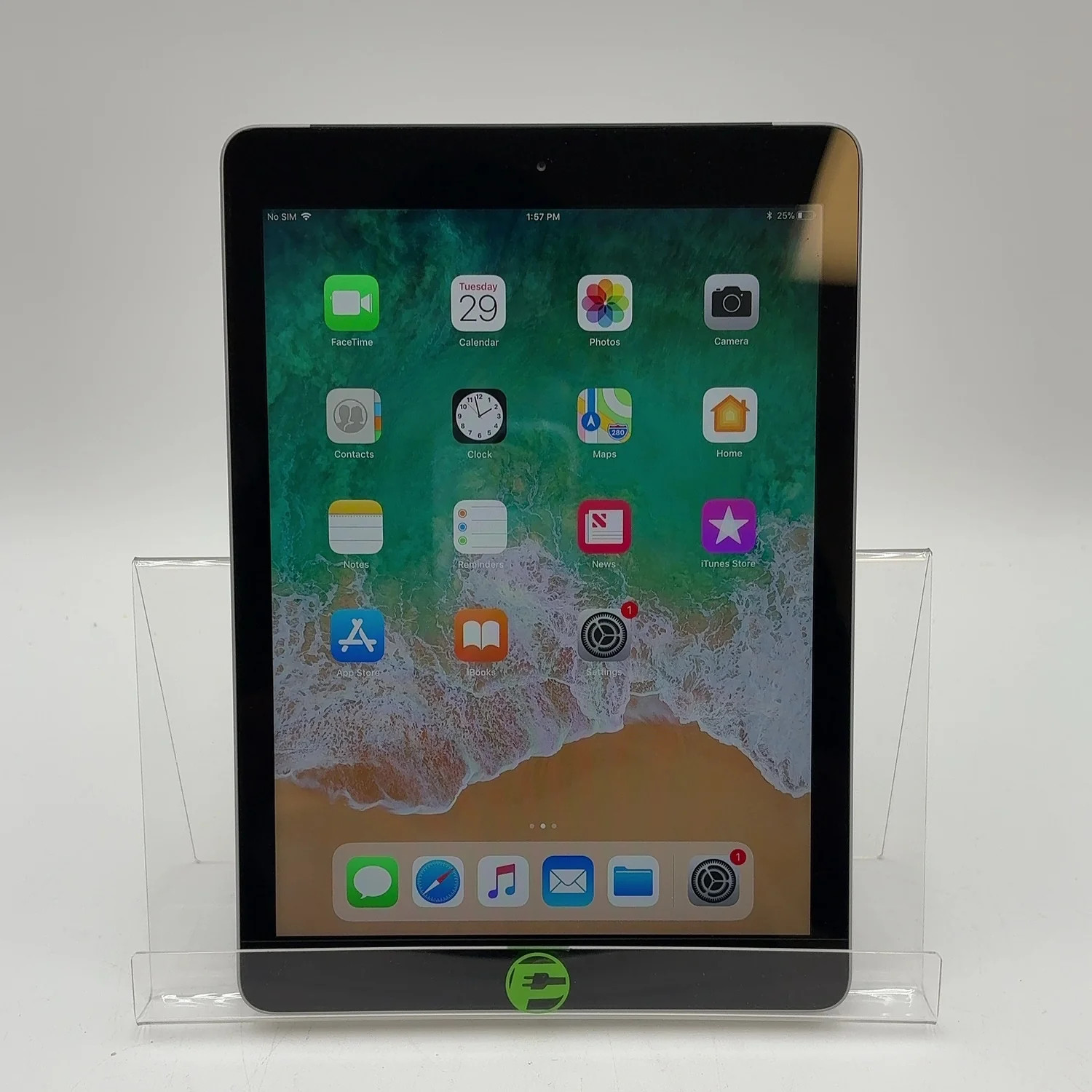 Unlocked Apple iPad 5th Gen 32GB 11.2.5 Space Gray MP242LL/A