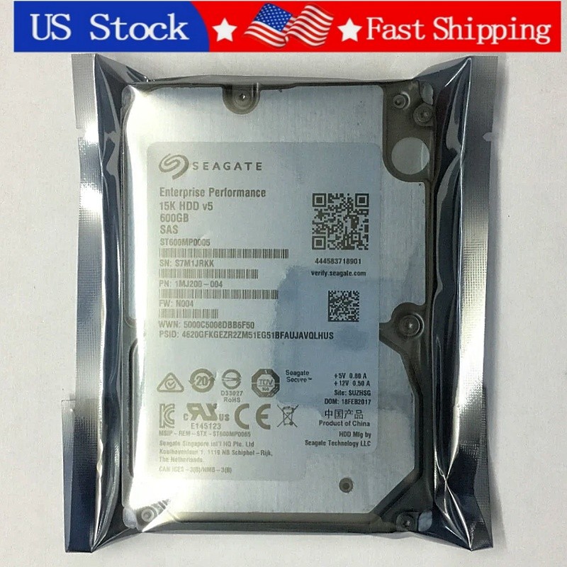 New Seagate ST600MP0005 600GB Enterprise Performance 15K v5 2.5in SAS 12Gb/s HDD