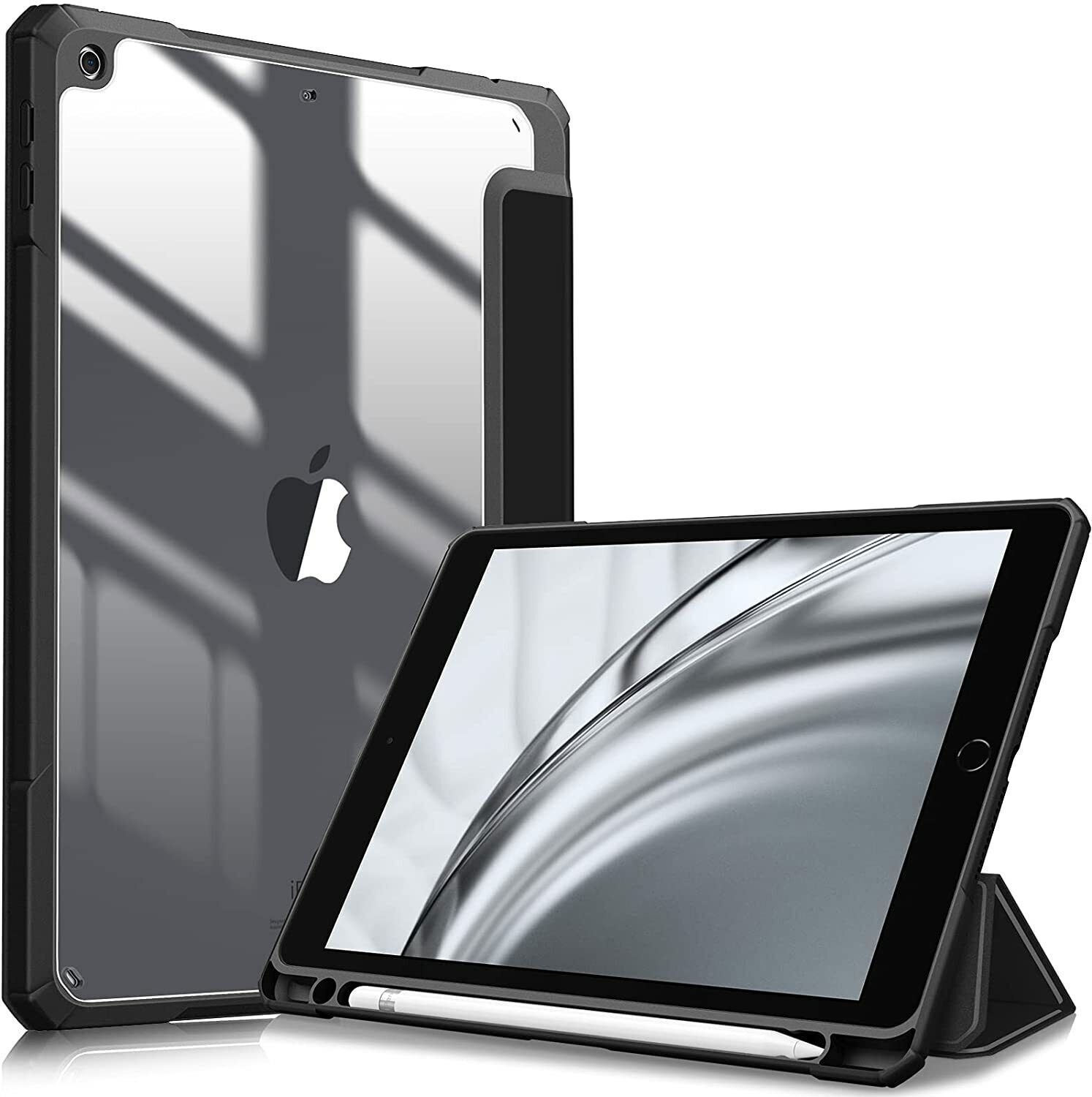 Hybrid Case for iPad 6th Gen /5th Gen 9.7 inch Shockproof Hard Shell Clear Cover