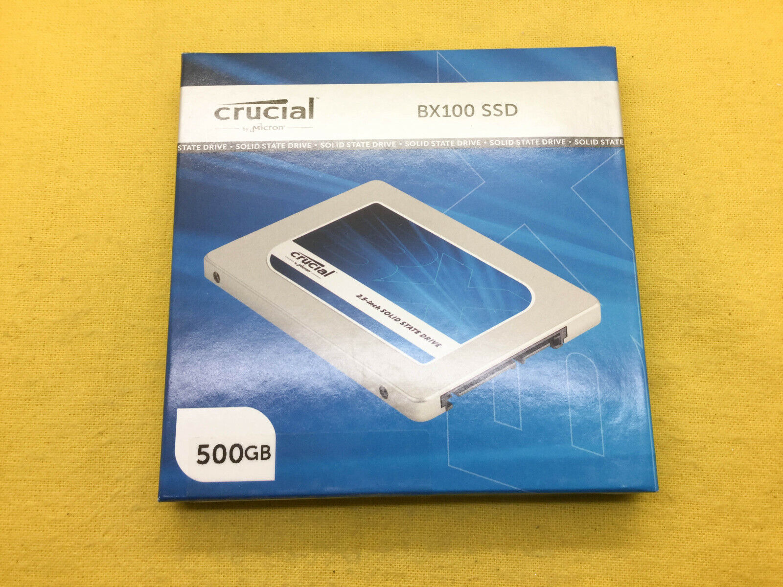 Crucial BX100 500GB 6Gb/s SATA 2.5inch Internal SSD CT500BX100SSD1 New Sealed
