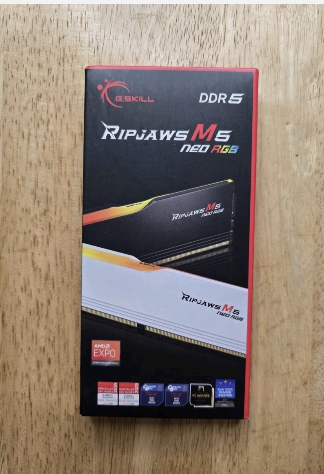 G.SKILL Ripjaws M5 Neo RGB 16GB DDR5 6000 RAM F5-6000J3636F16GX1-RM5NRK 