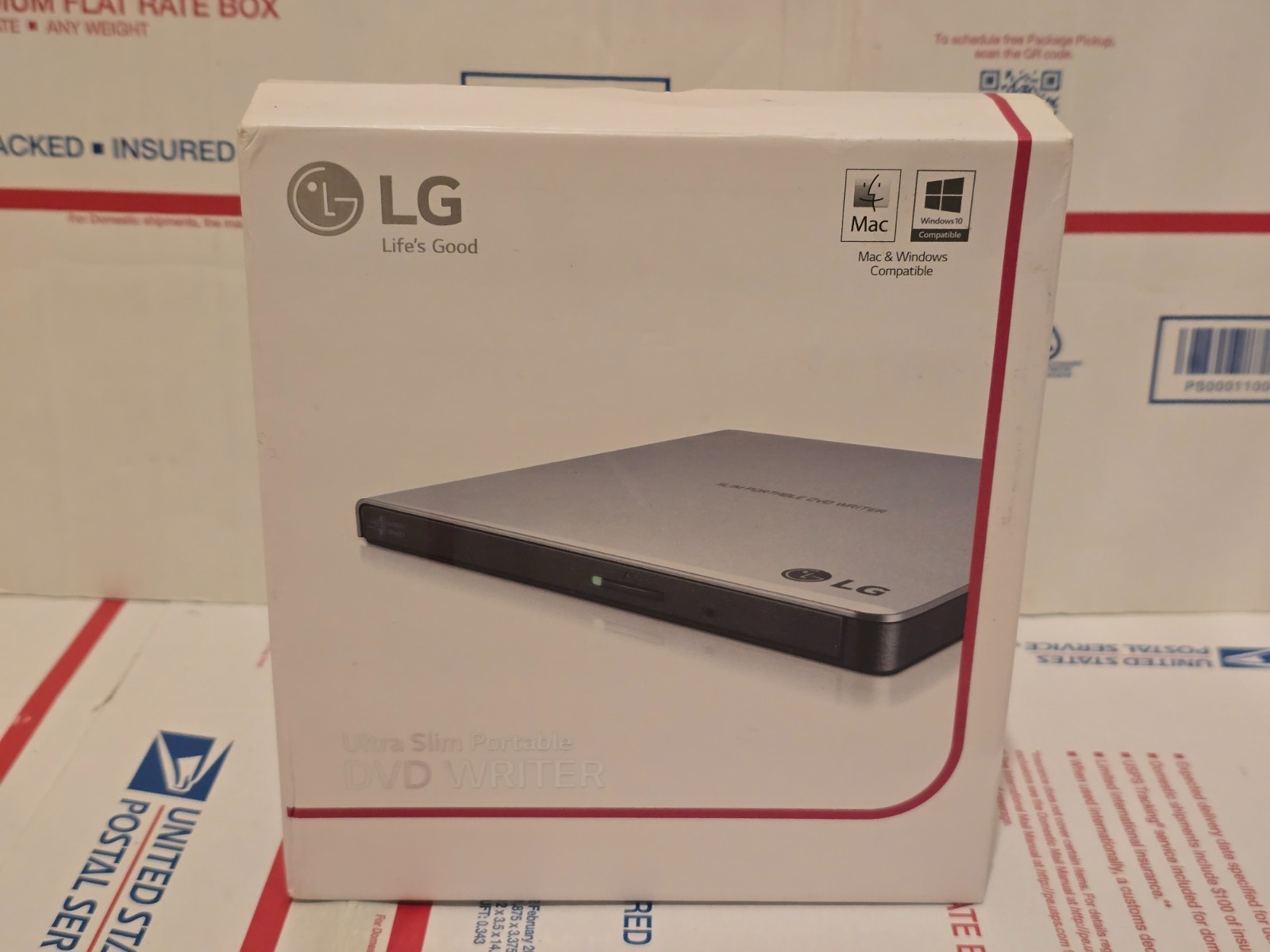 LG GP65NS60 Ultra-Slim External DVD Writer (Open Box)