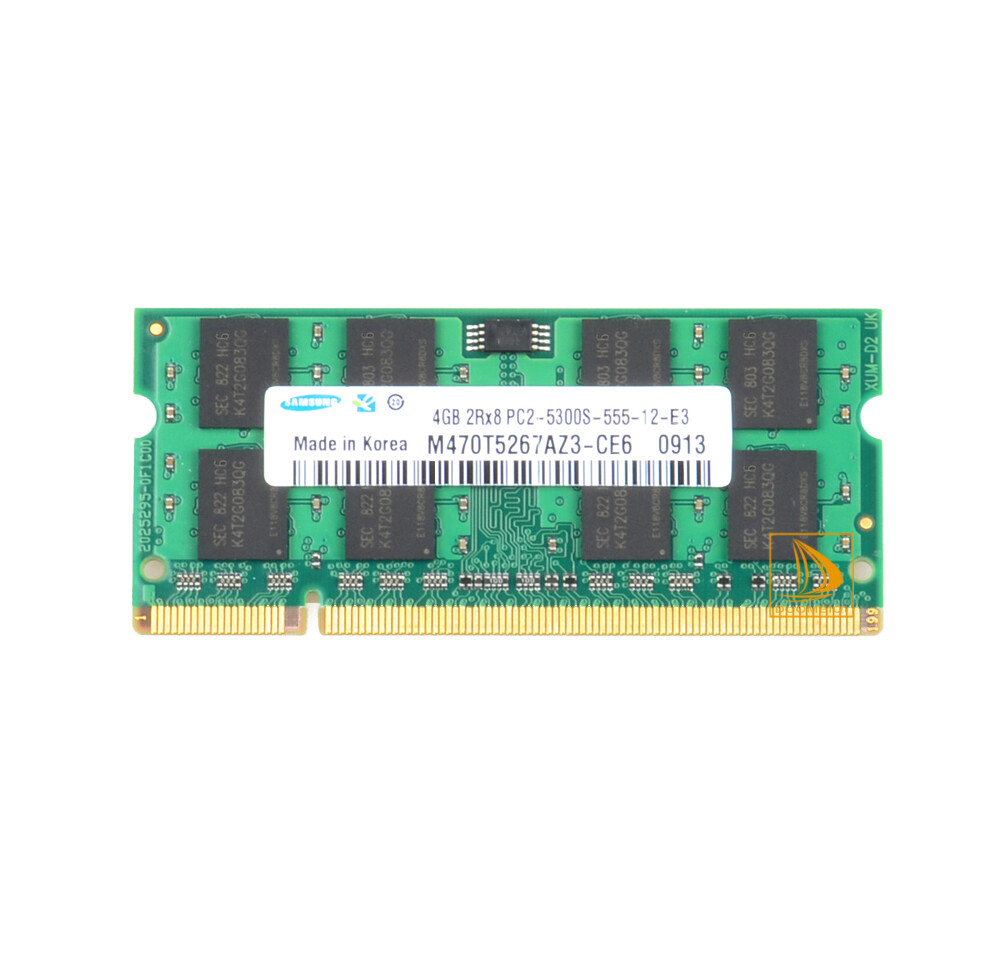 Samsung 4GB 2RX8 PC2-5300 DDR2-667MHz Non-Ecc Memory RAM SODIMM Laptop//.