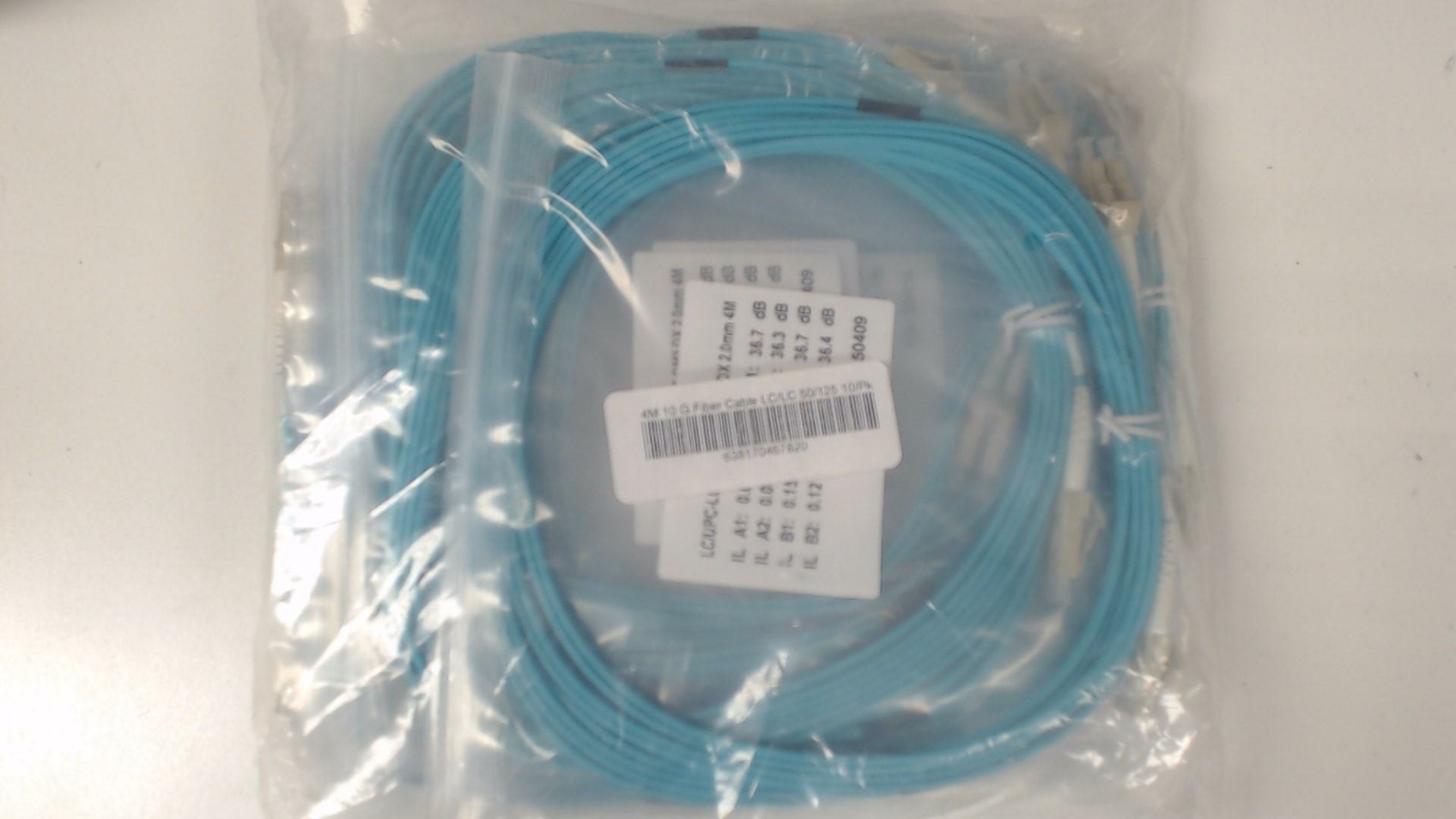 Pack of 10: 4m LC / LC 10G Fiber Cable 50/125 Fiber Cables