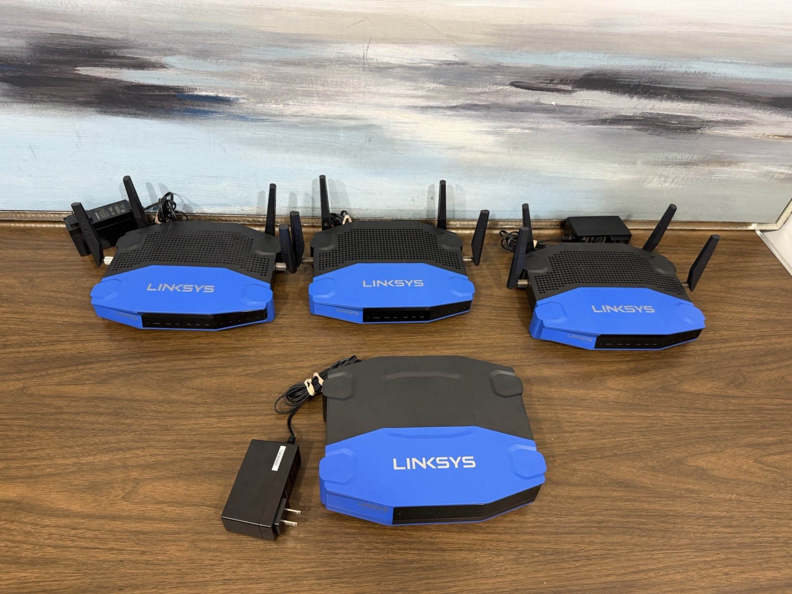 Linksys WRT1900ACS V2 (3) Wi-Fi Router and SE4008(1)  8-Port Gigabit Switch