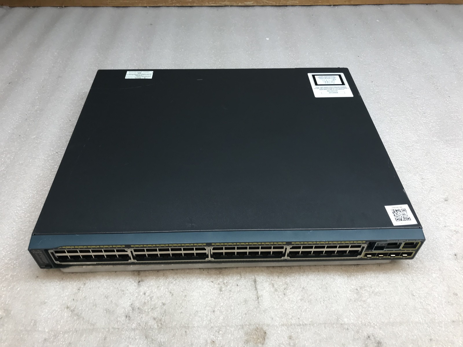 Cisco WS-C3560X-24P-L 24 Port Gigabit PoE+ Ethernet Switch w/ 715W PS