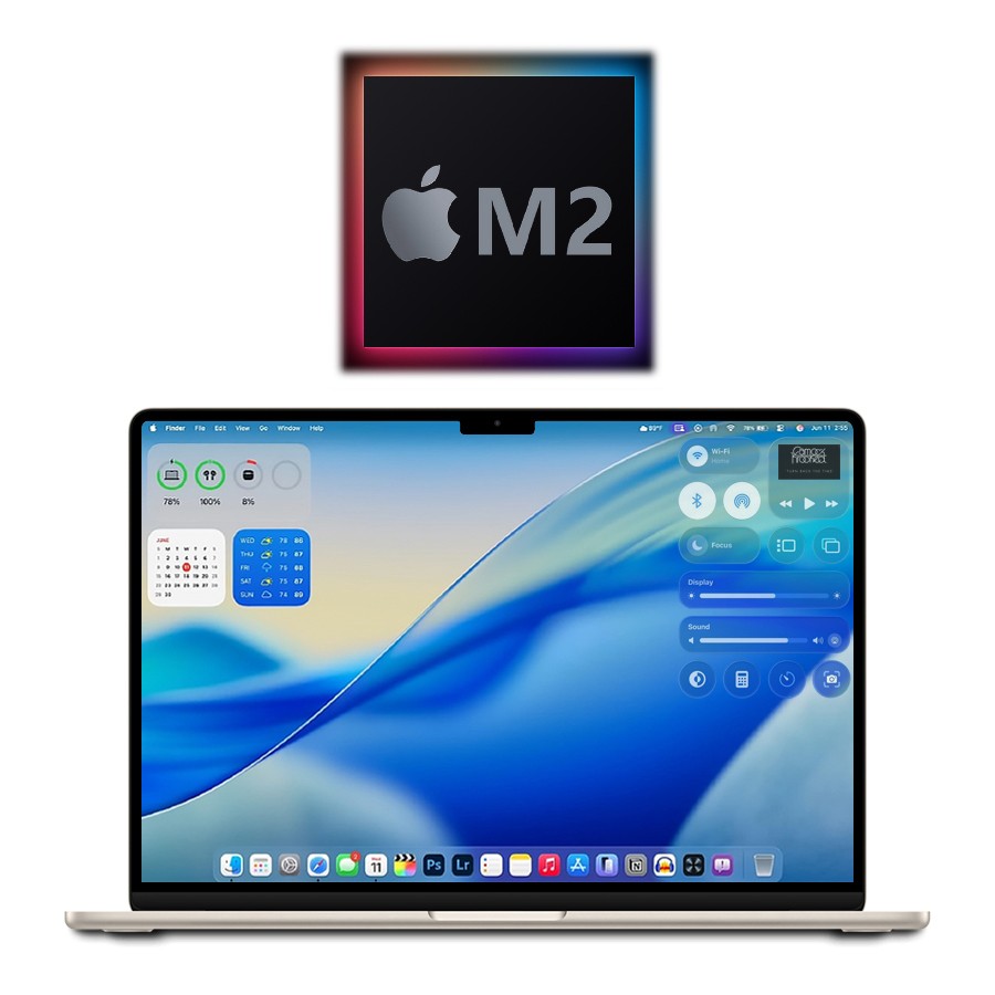 2023 Apple M2 MacBook Air 15" 24GB/1TB SSD - (Starlight) A2941 w/Year Warranty