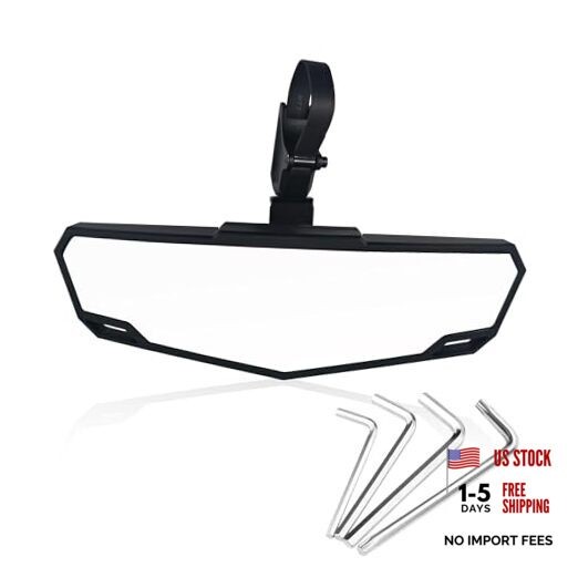 UTV Rear View Mirror,Compatible with Polaris RZR/Pioneer/Talon/Kawasaki