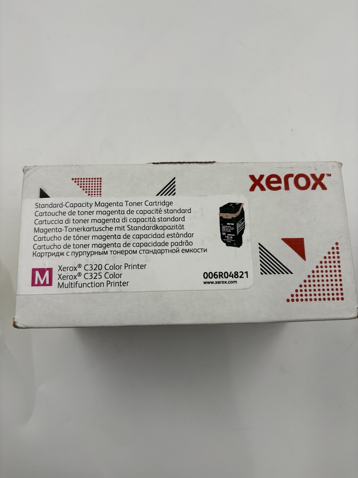 Genuine Xerox 006R04821 Magenta Toner Cartridge C320 C325 OEM Open Box