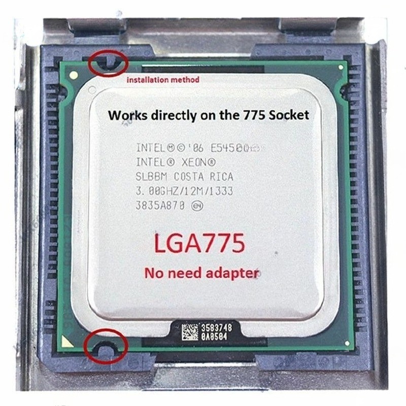 Intel Xeon E5450 quad-core LGA 775 3.Ghz SLBBM CPU processor