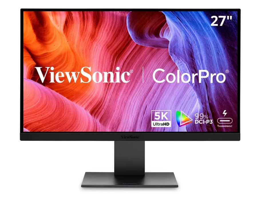 ViewSonic VP2788-5K - 27' ColorPro 5K Mac-Compatible Monitor with 100W